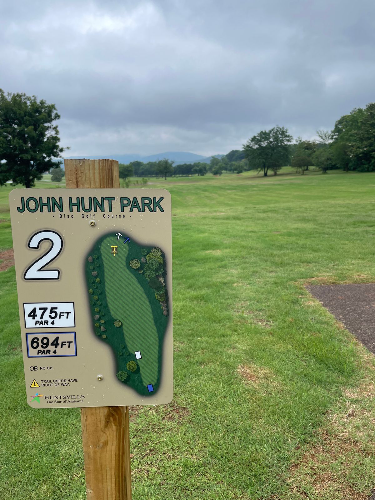 Hole 2 White Tee
