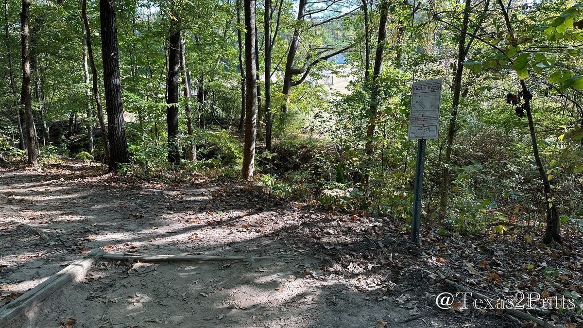 Hole 9: Across the creek