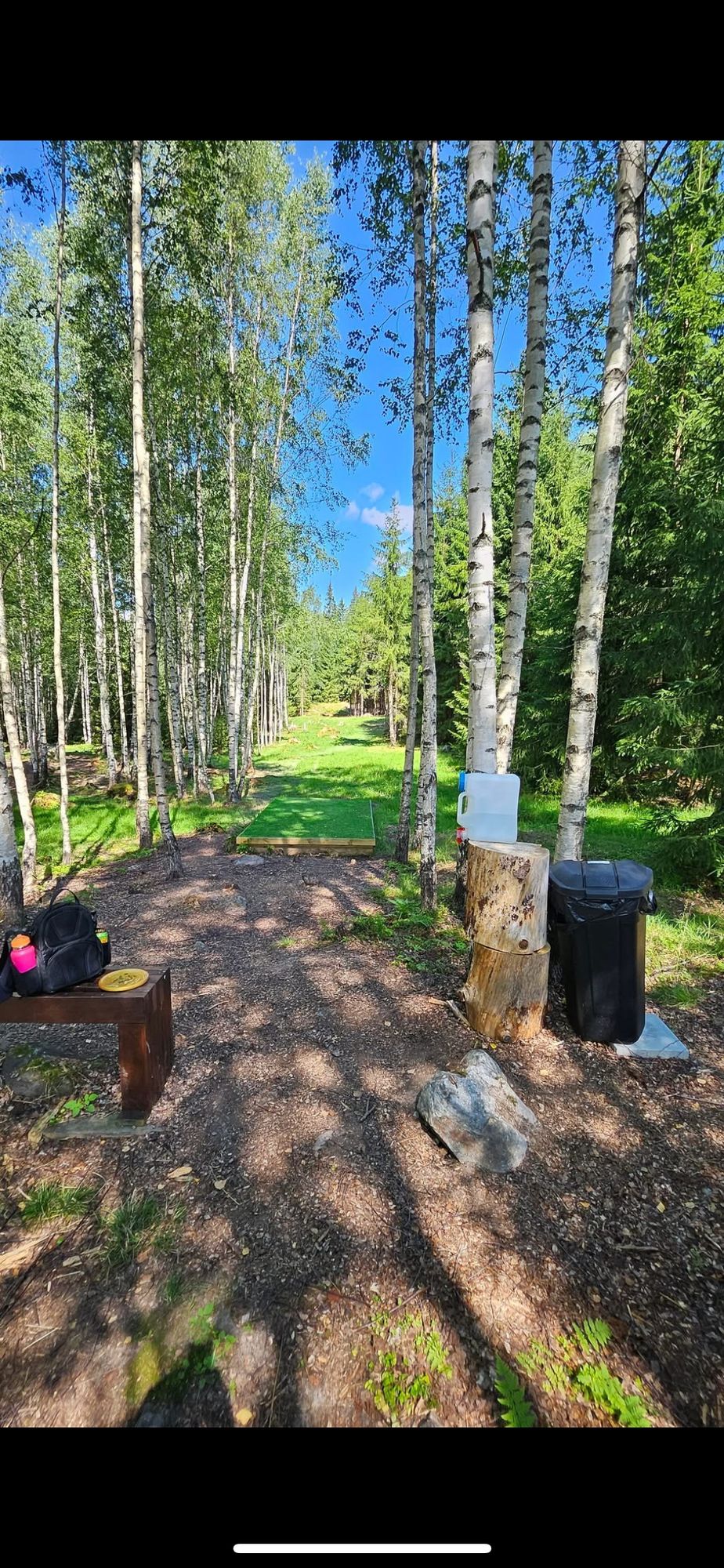 Hole 9 from behind tee

Photo: Ricky Henriksson