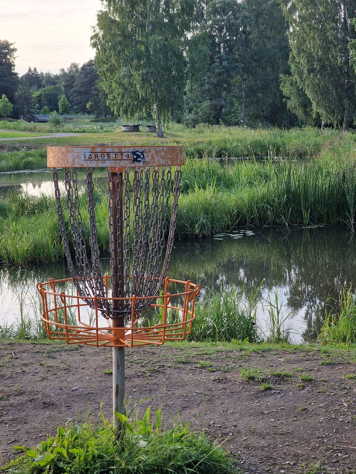 Basket on hole 18