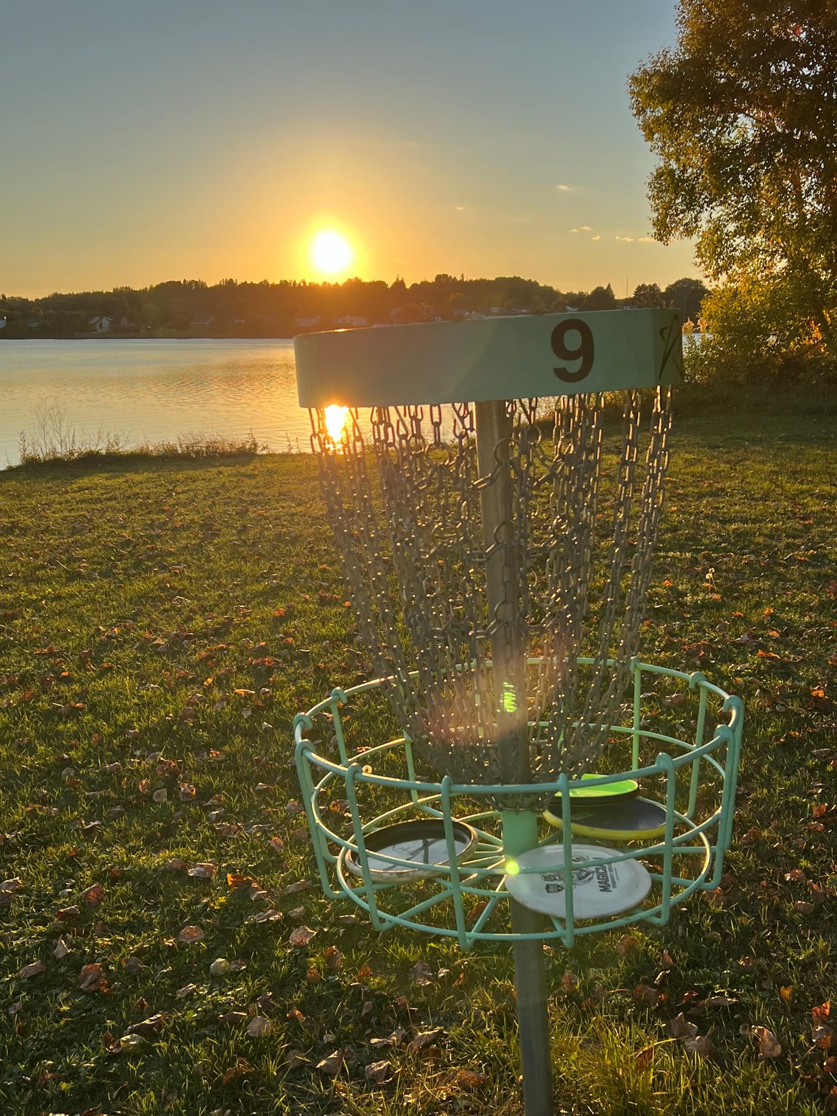 Sunset on hole 🕳️ 9