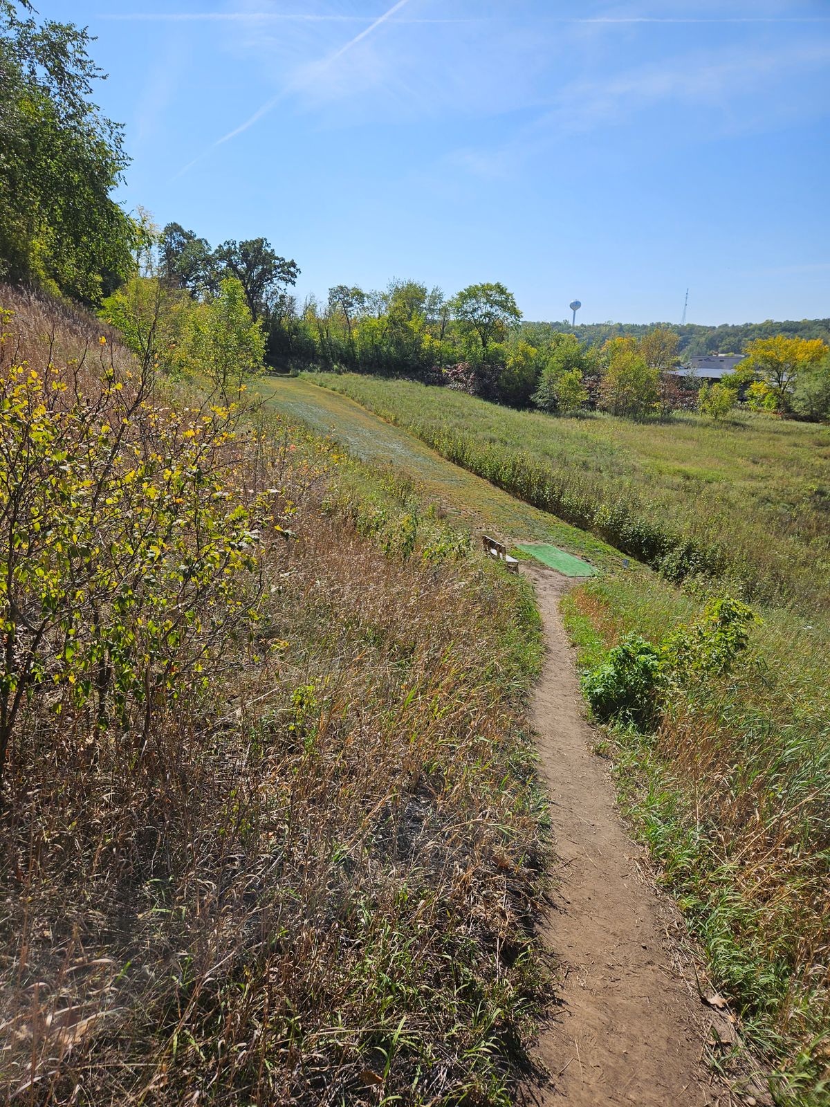 The only open hole on the course.