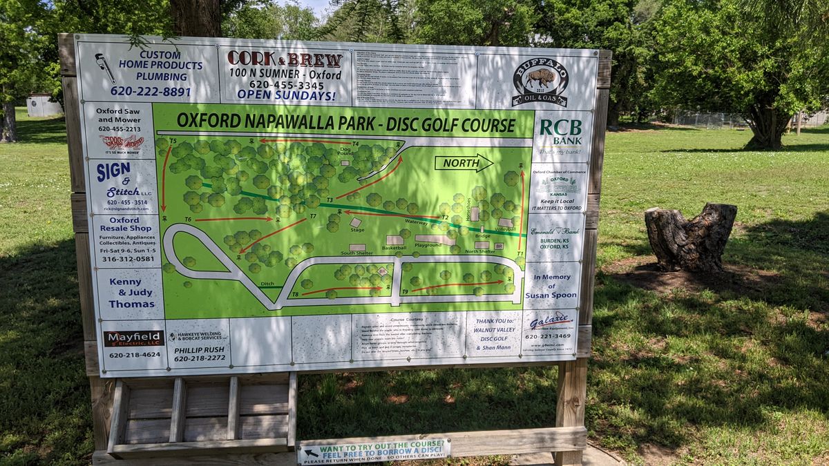 Oxford Napawalla Park - Disc Golf Course