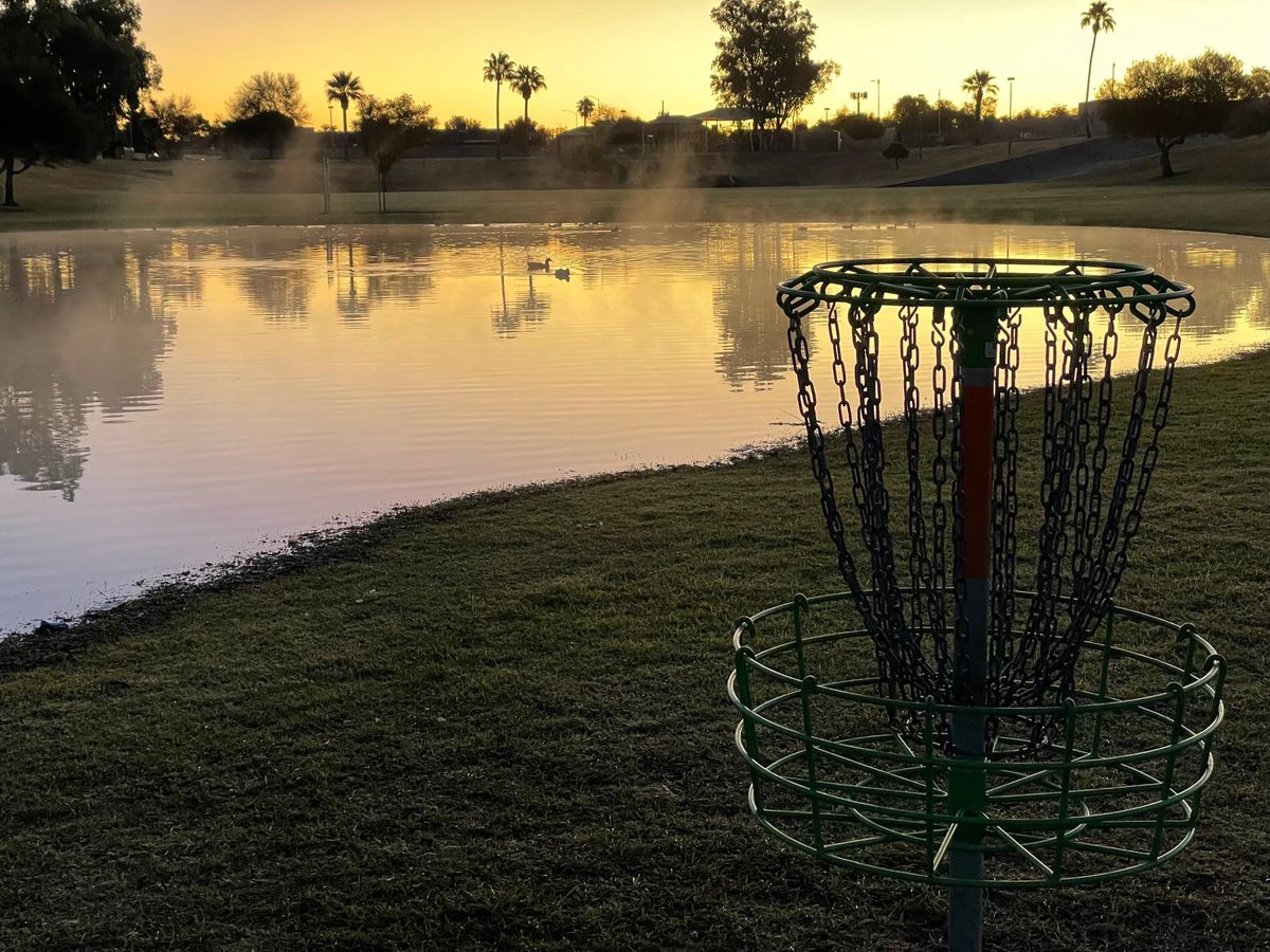 Cold AZ mornings make for great disc golf!
