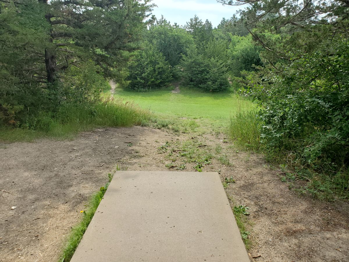 Hole 7 (blind shot)