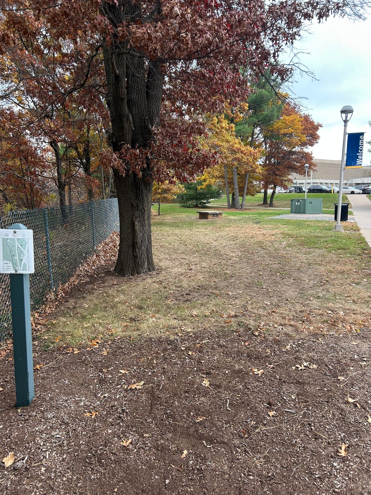 Hole 6 tee area - again, watch out for pedestrians