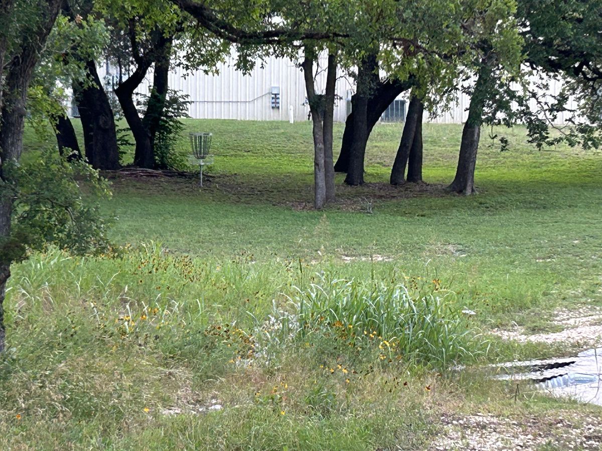 Hole 9 Basket near Church/ Parking Lot