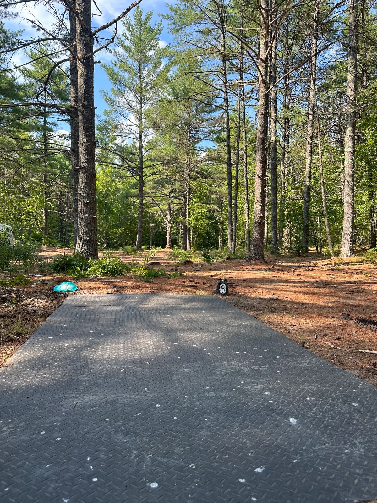 Hole 8 White Tee
