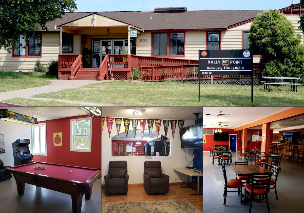 MWR also has disc golf discs to rent, games, and a bar for soda / water / beer