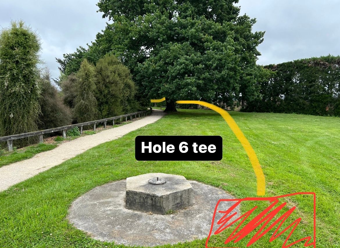 Hole 6 tee
