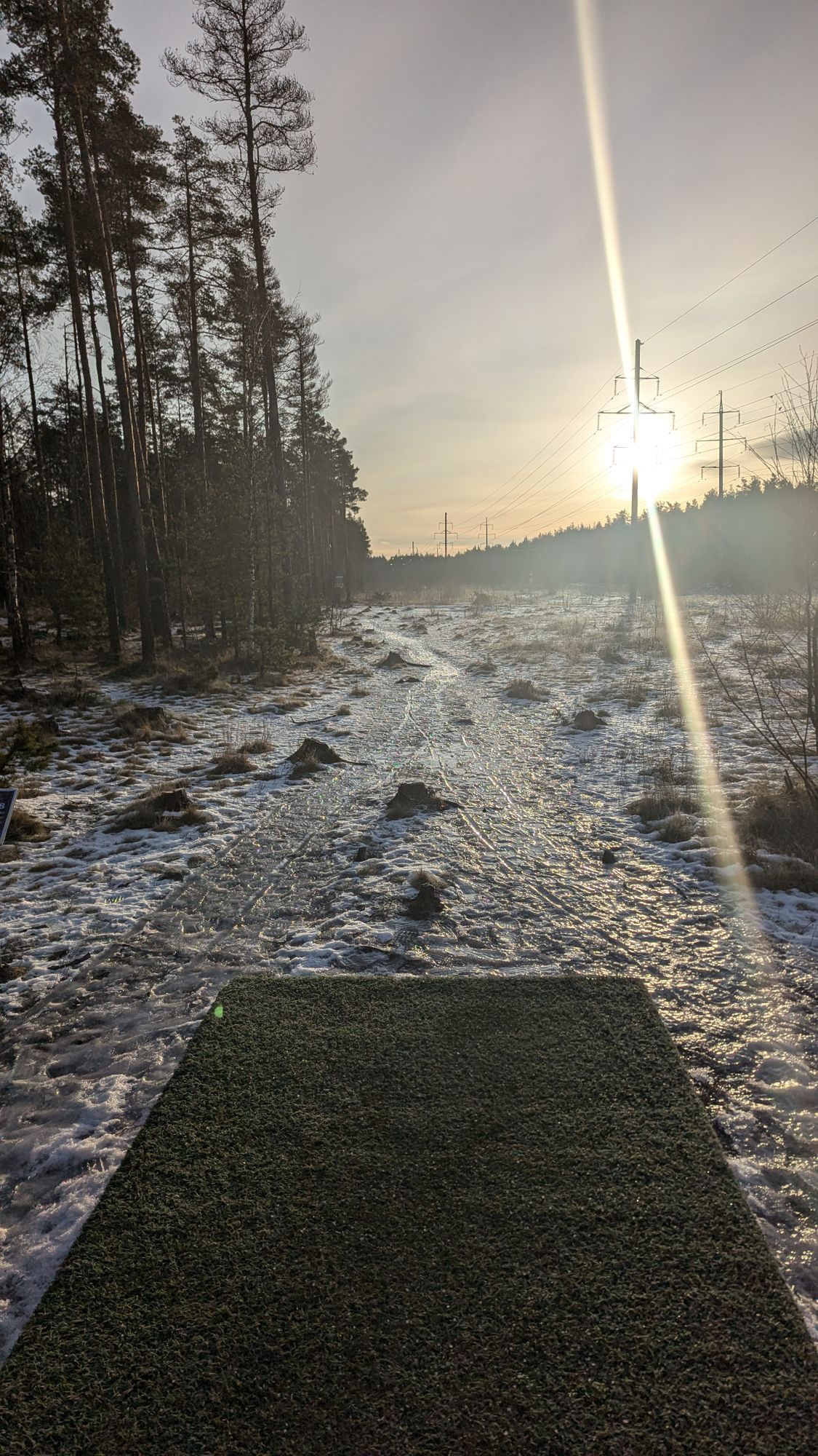 Hole 8 Pro/Harrastaja layout teepad.