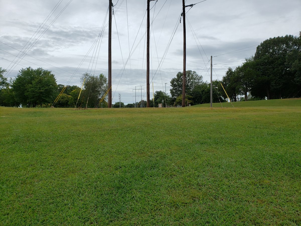 #17 Fairway,  aim for the center power pole.