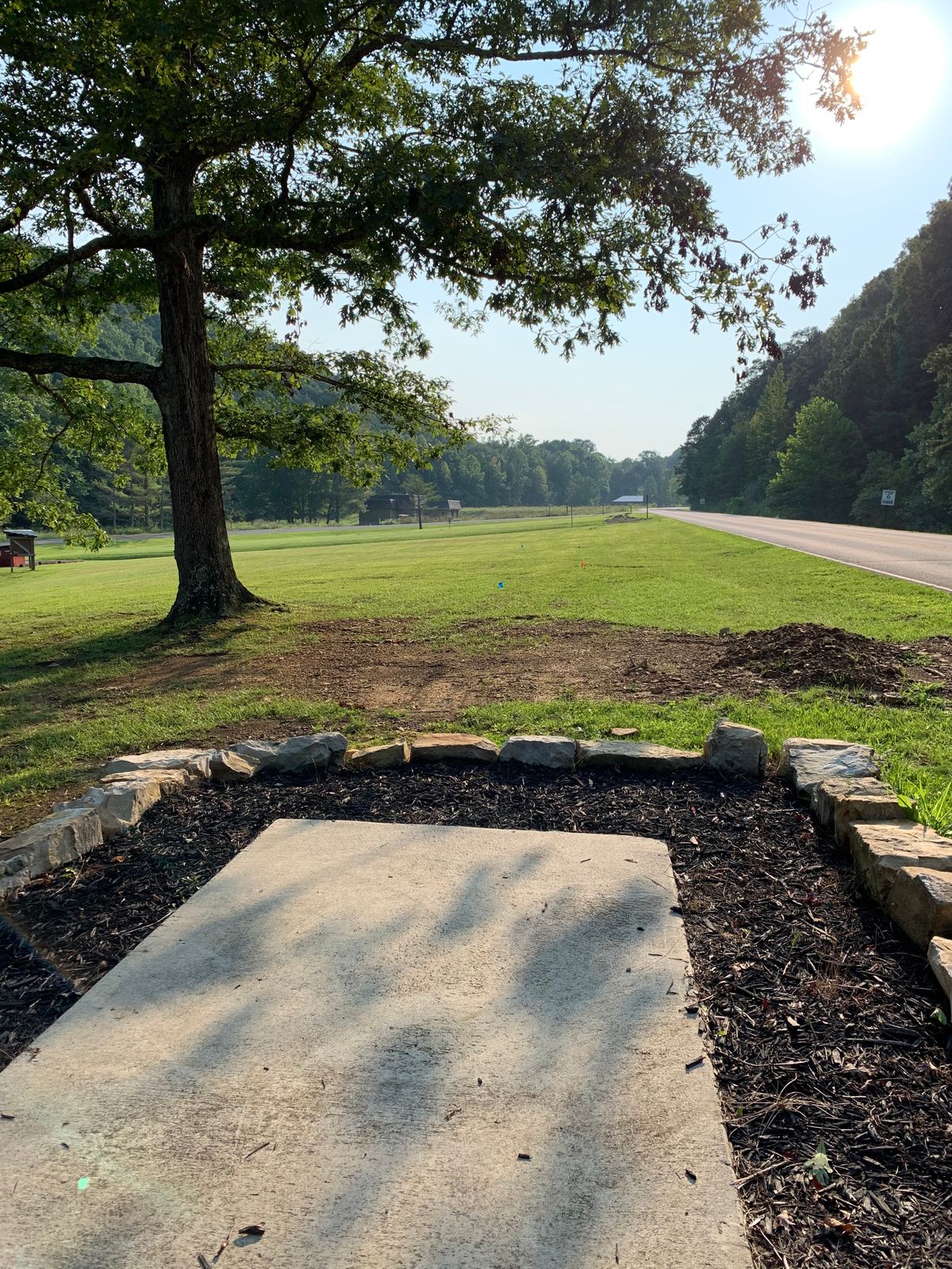 #1 tee in the evening