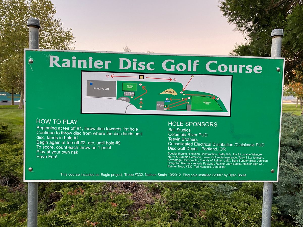 Main welcome sign.