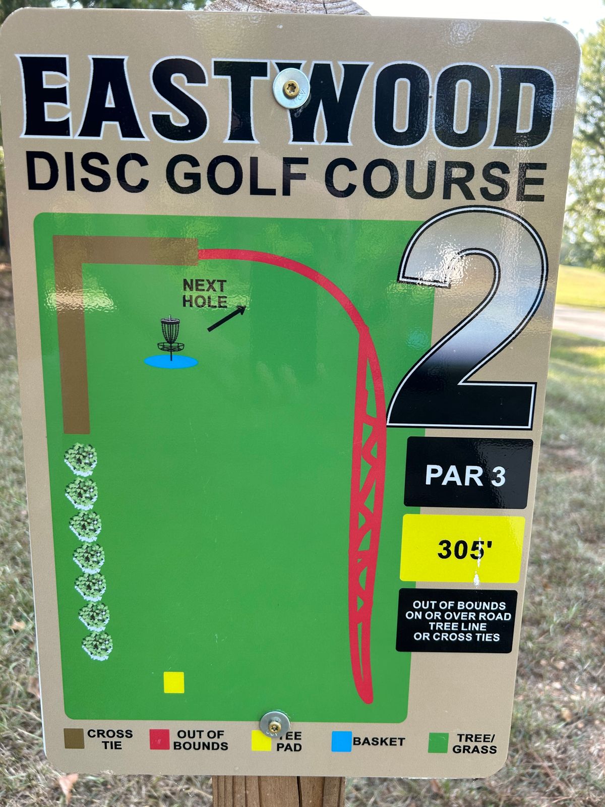 Hole 2 Sign