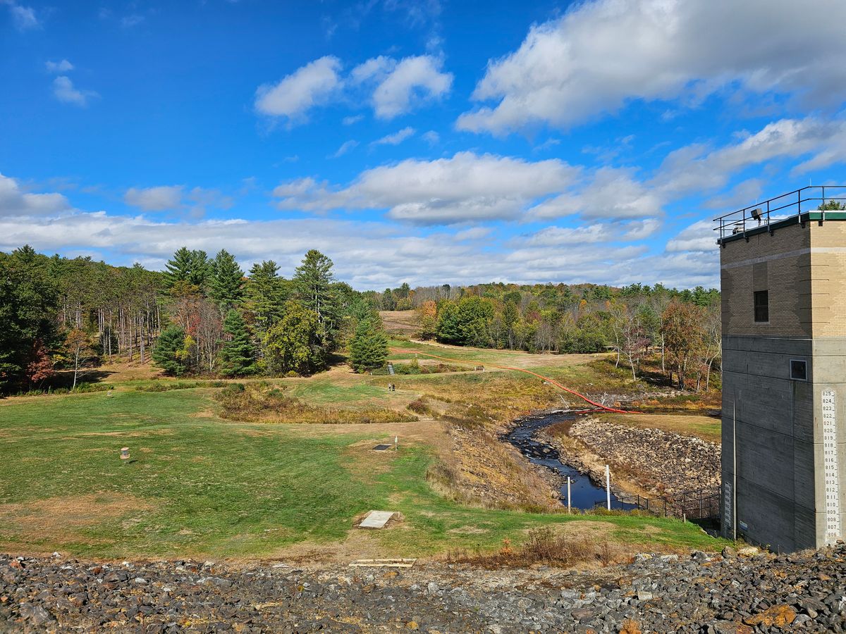 View from road above hole 3