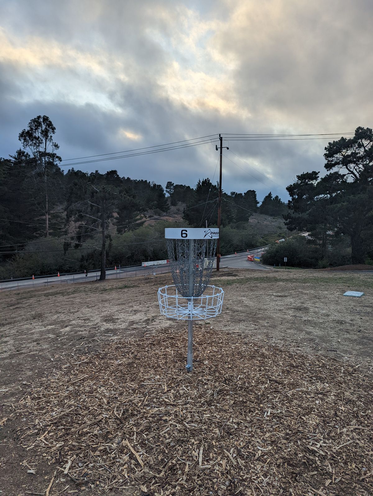 Hole 6 basket