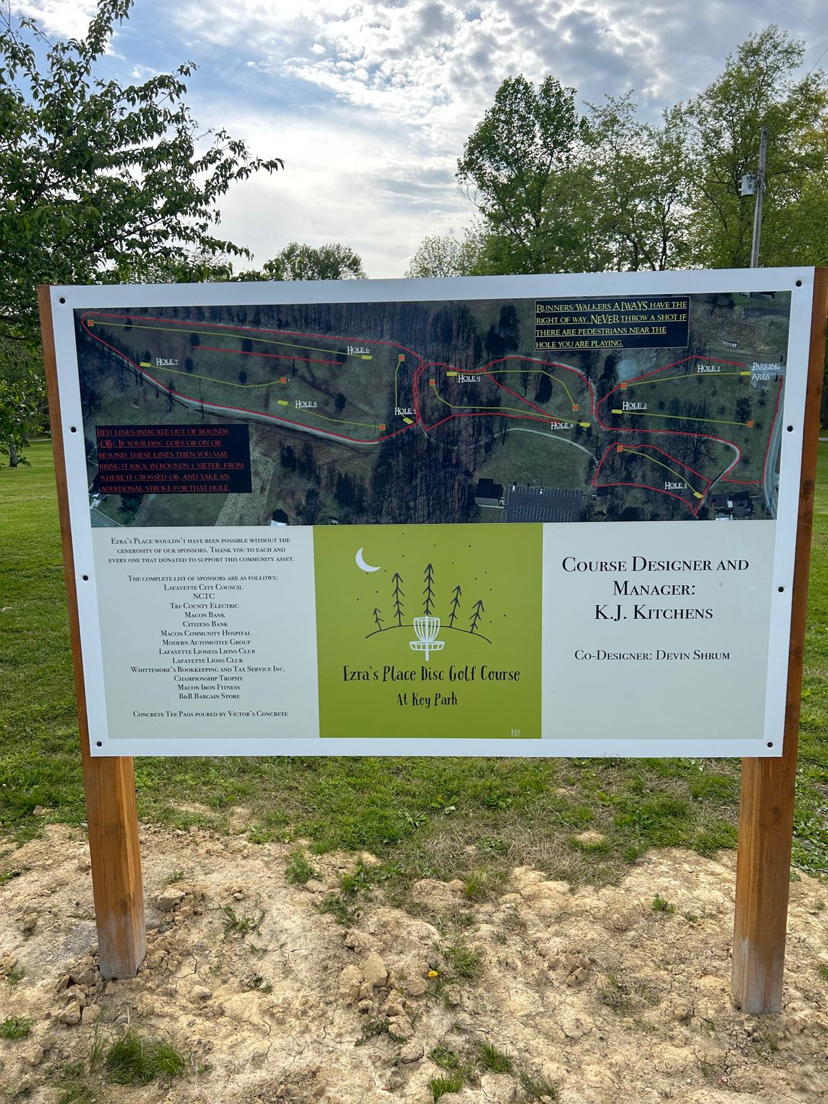 The signs are up!