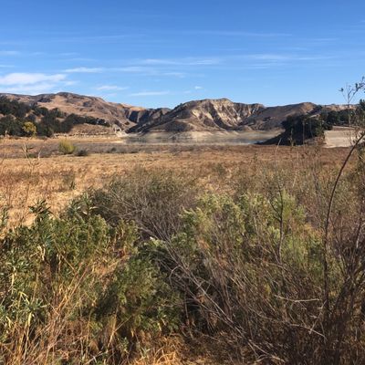 View of Lake Piru from near basket 5