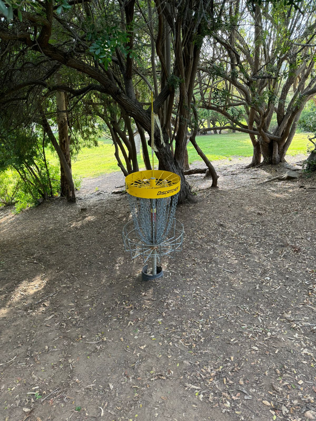 Hole 9 green. Guarded