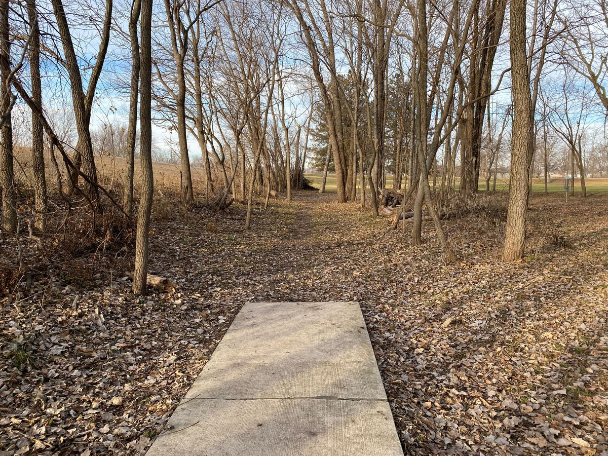 Hole 17 long pad.