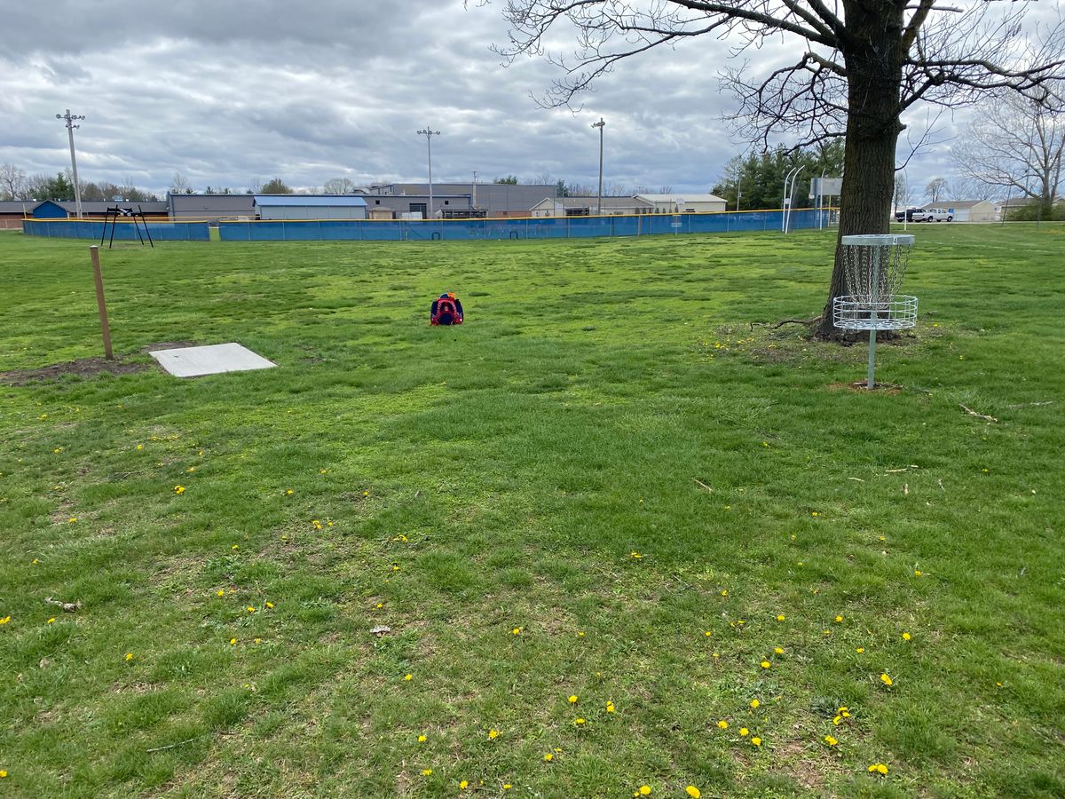 Hole 4 Basket and Hole 5 Tee Pad