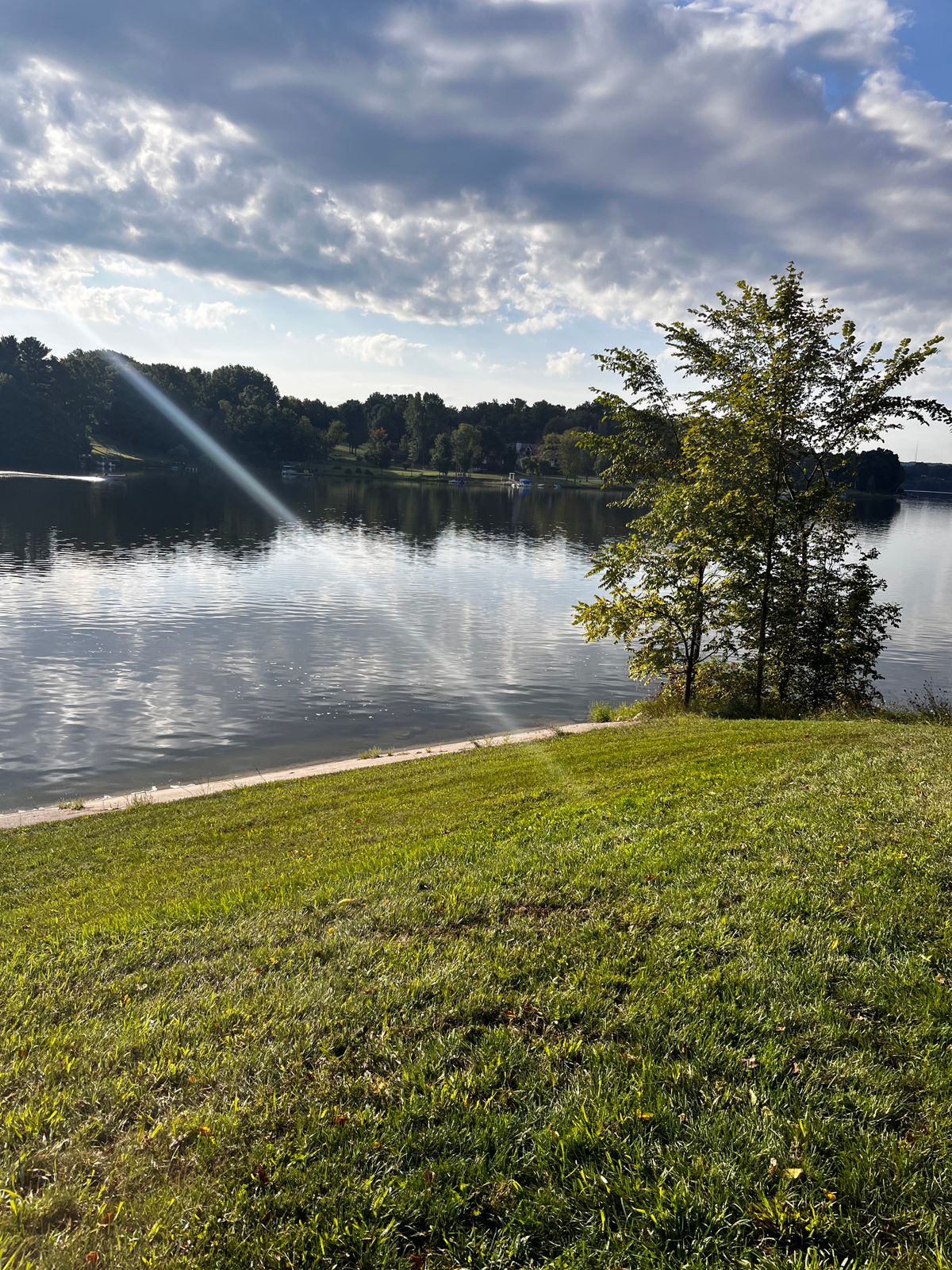 View behind the first tee.