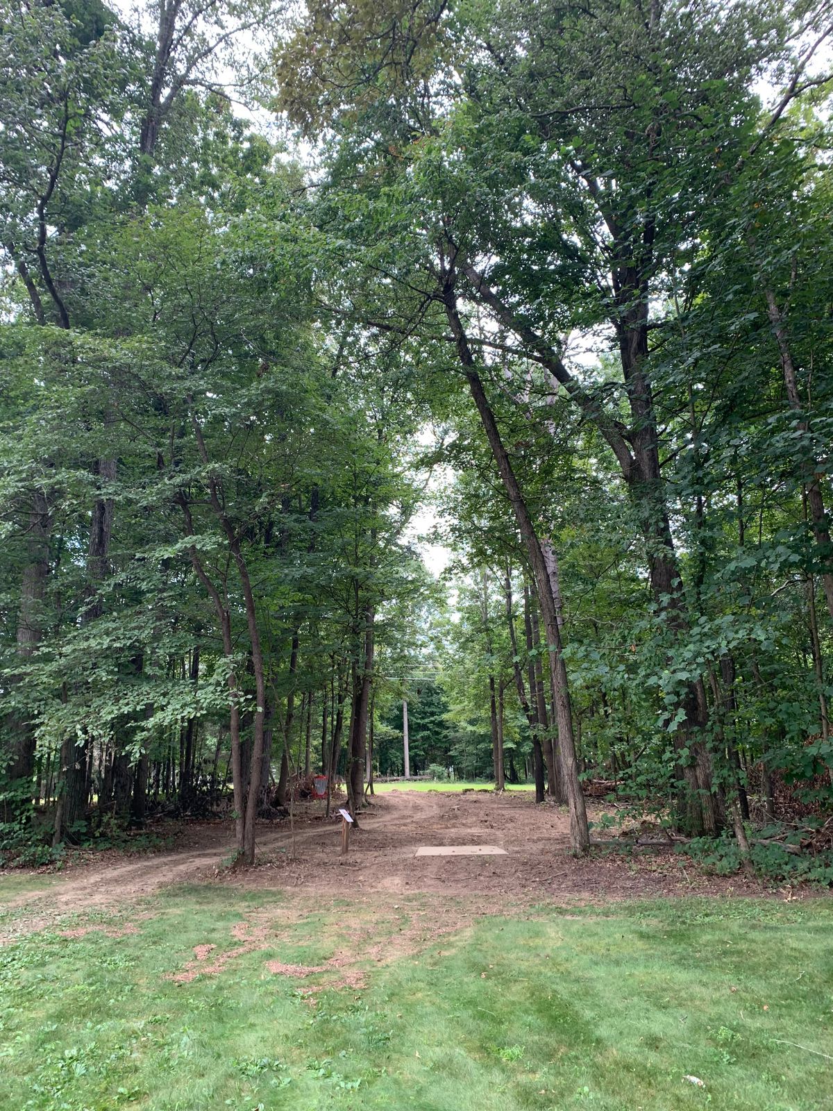 Hole 1 tee.