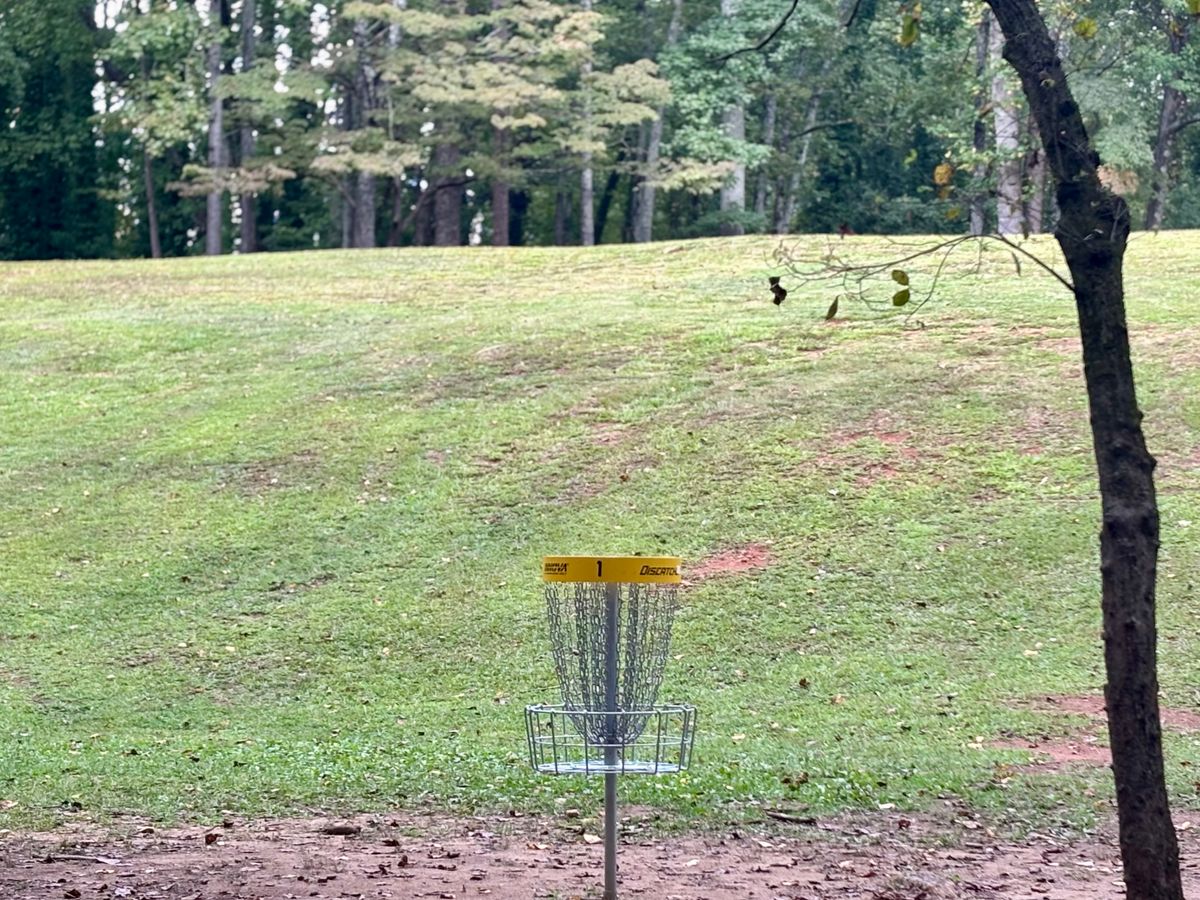 Hole 1 basket