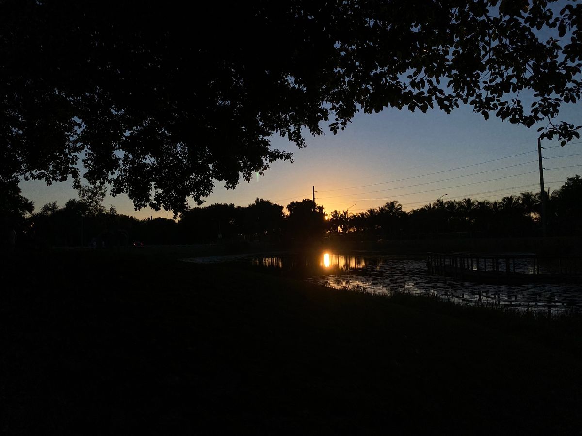 Sunset on Hole 18