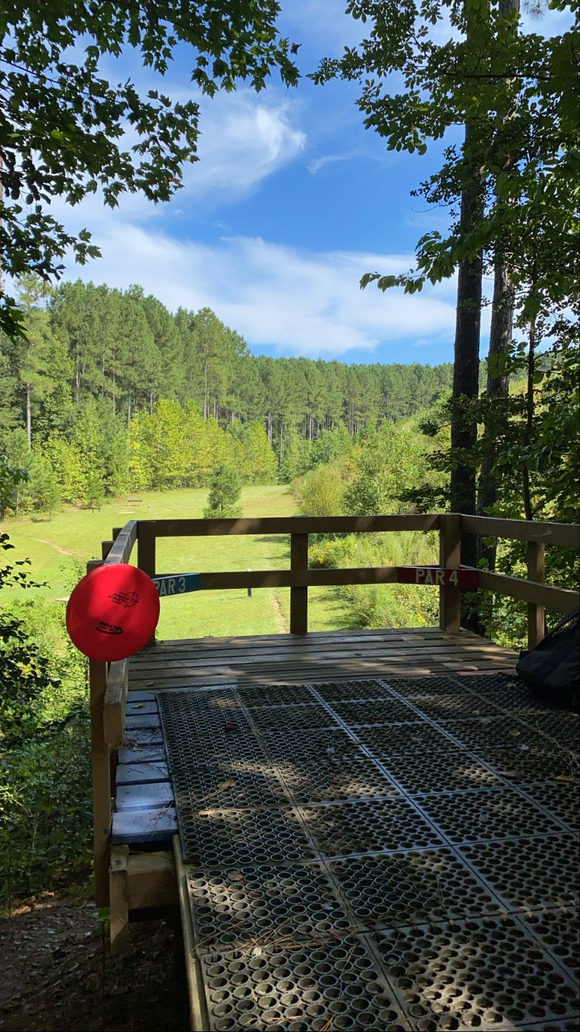 Hole 7 prior to the walking path being added