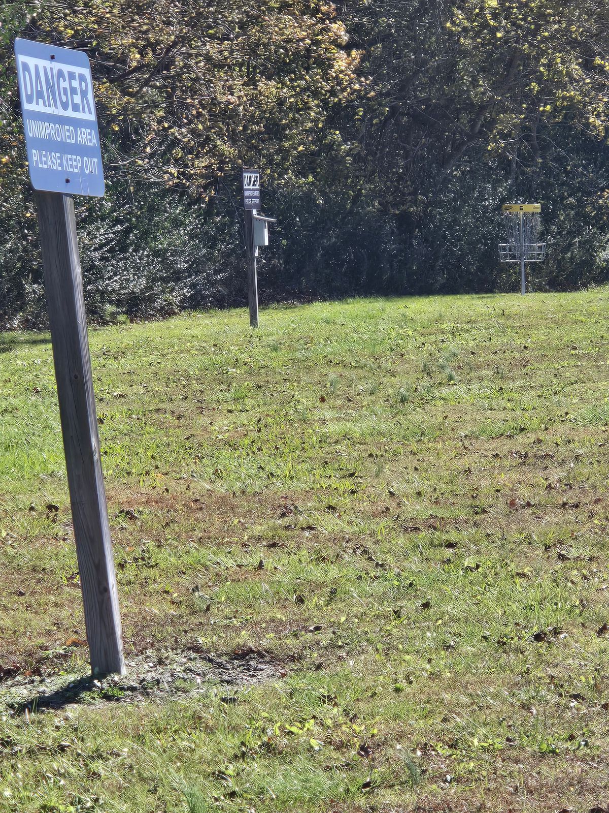 Makes no sense that every basket is on the edge where it says, keep out