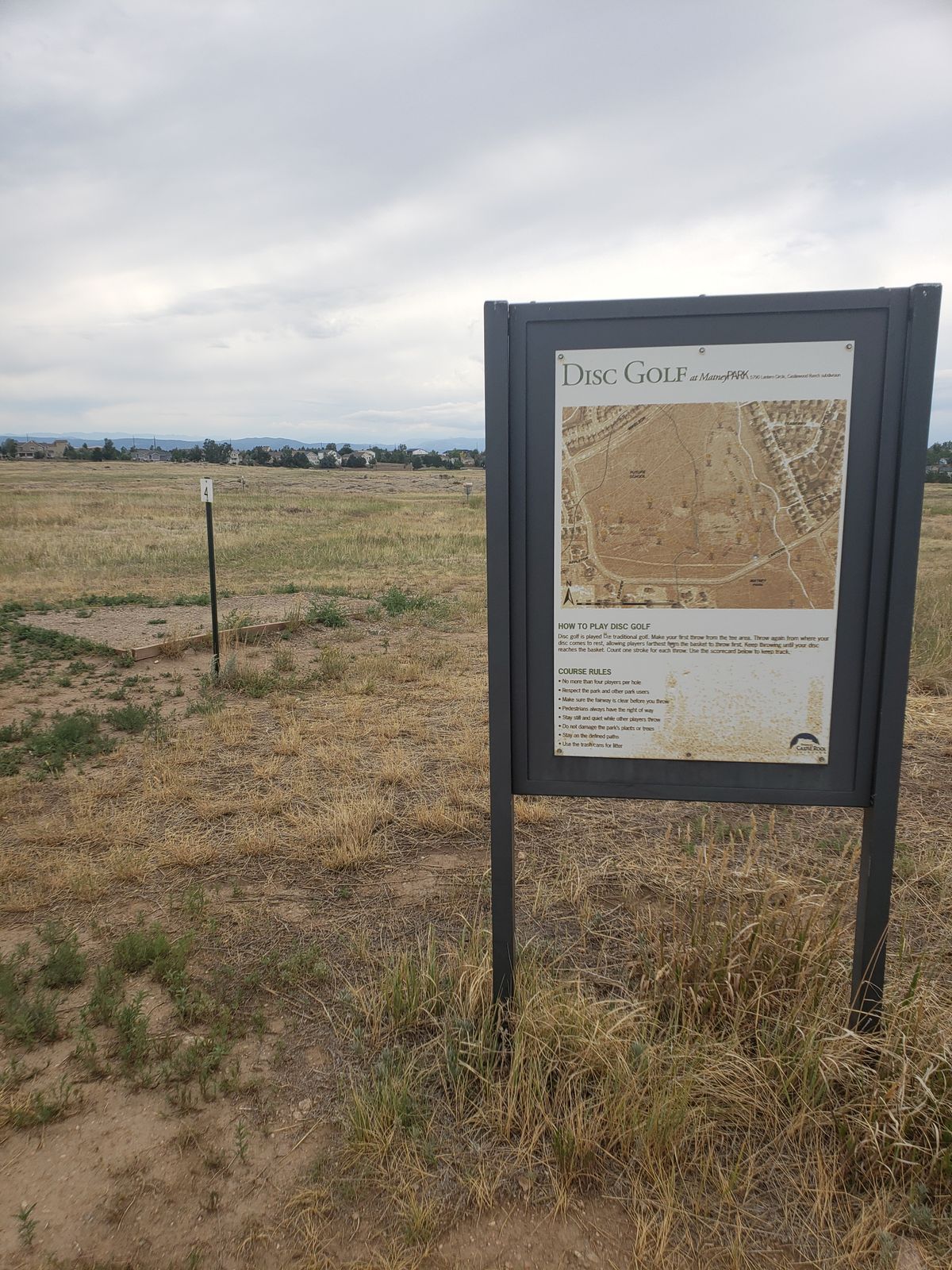 Sign before #4
