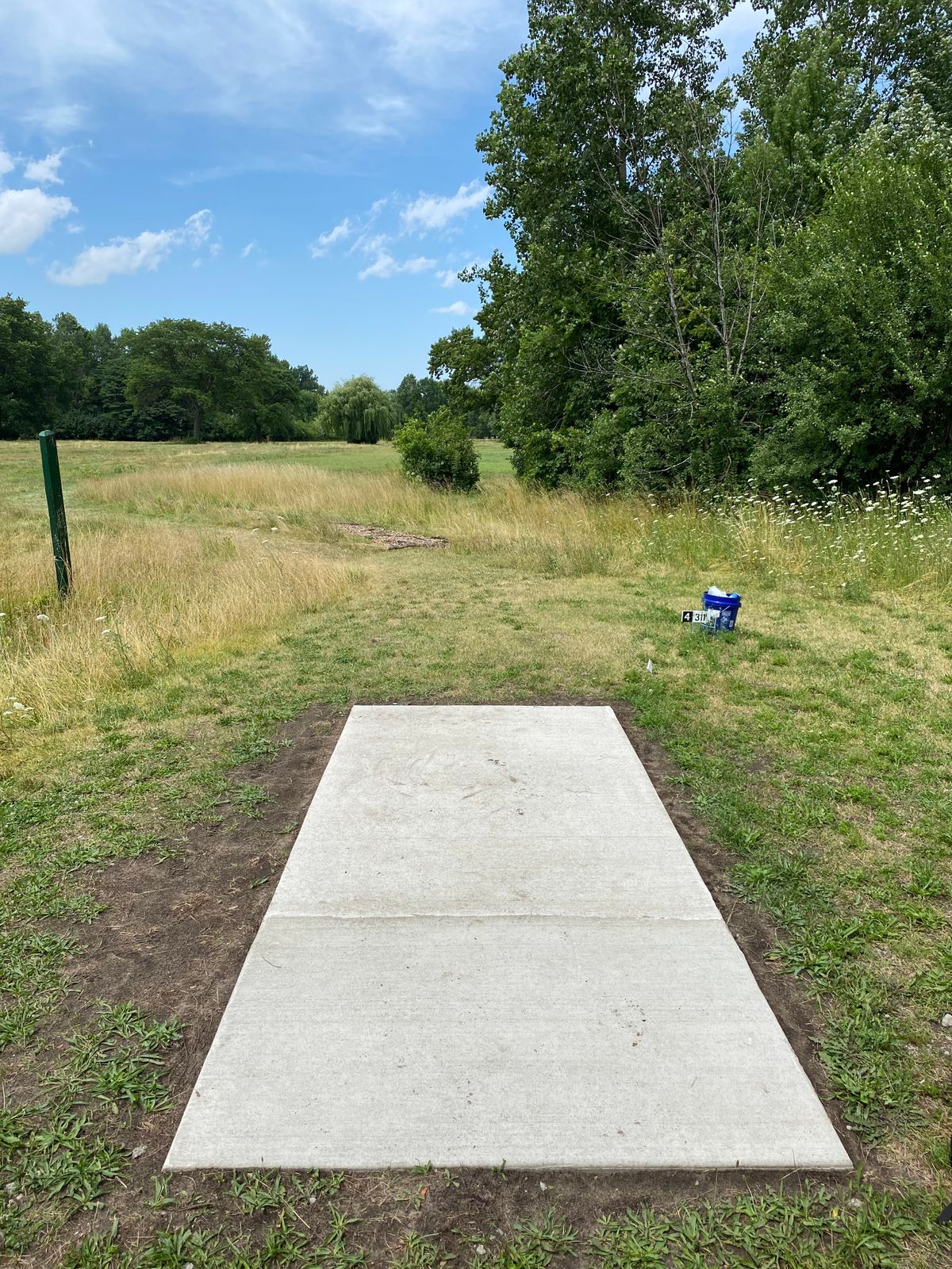Hole #4 Pro tee pad