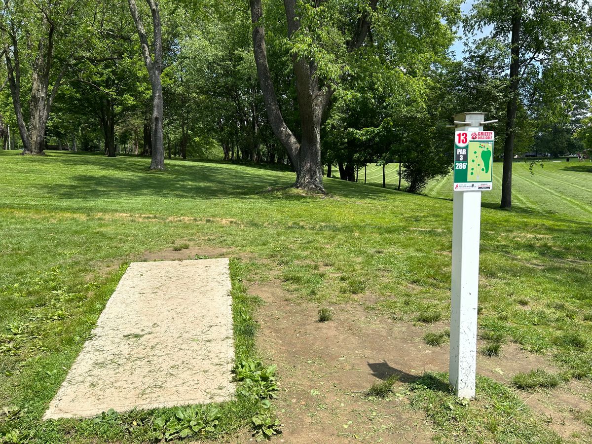 Hole 13 tee
