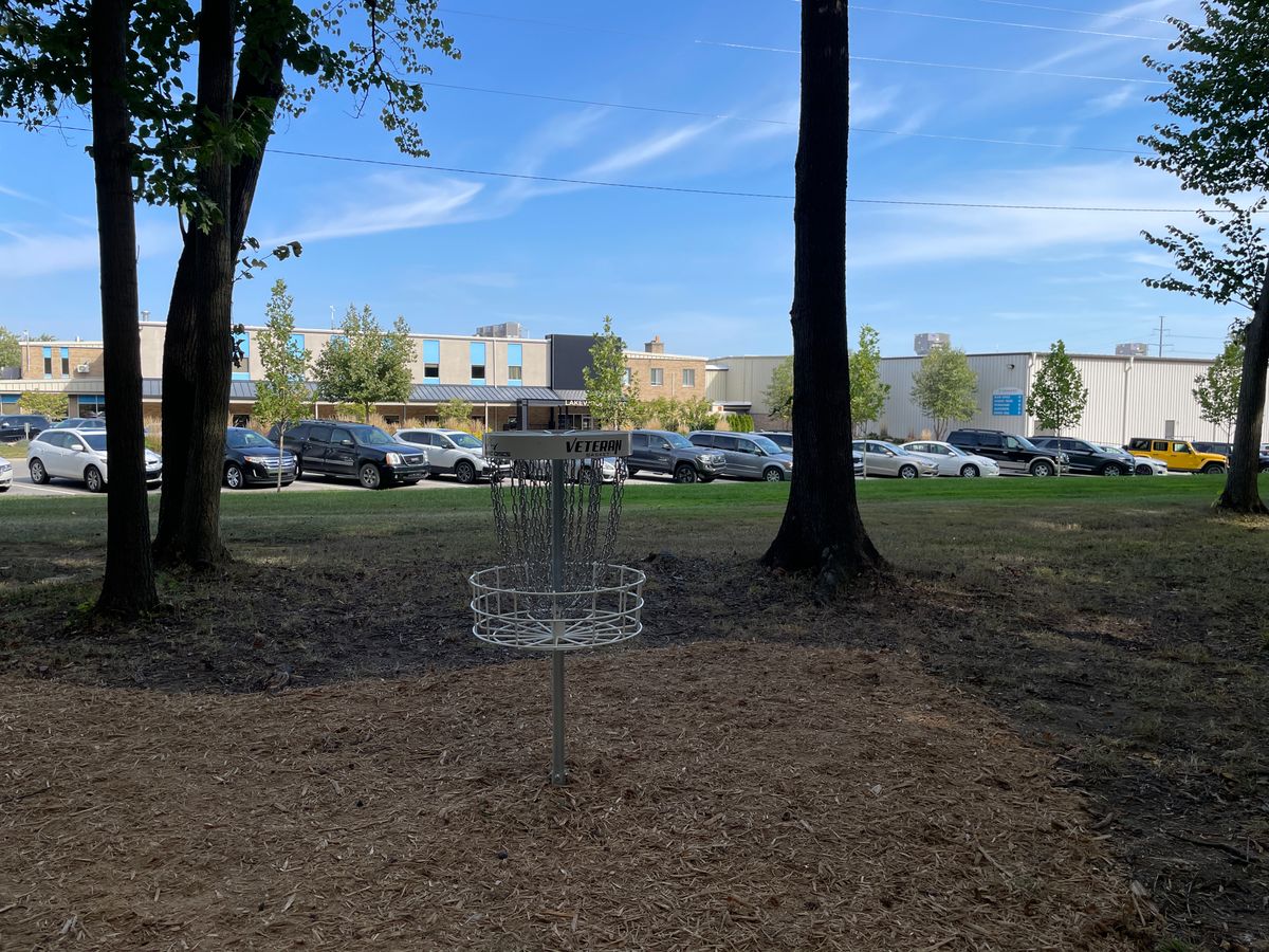 View of school from hole 9