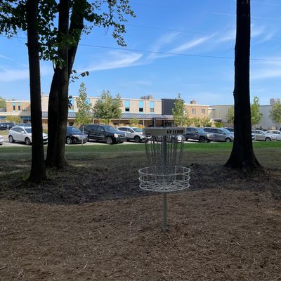 View of school from hole 9