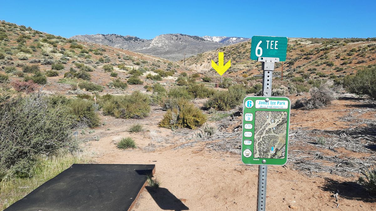 Hole 6. Trickier than it looks.