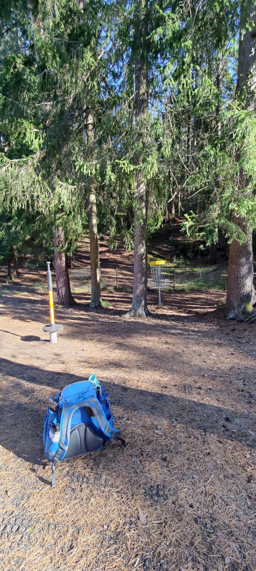 Hole 4, slightly fun hole but beware as its a blind corner.