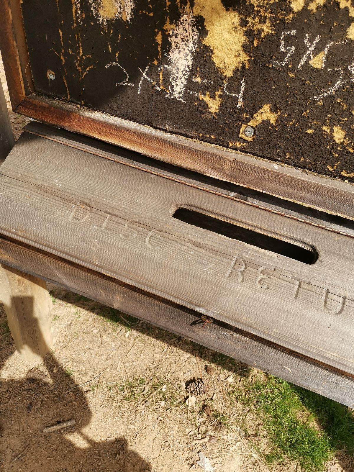 Old disc return box -- replaced 10/2022