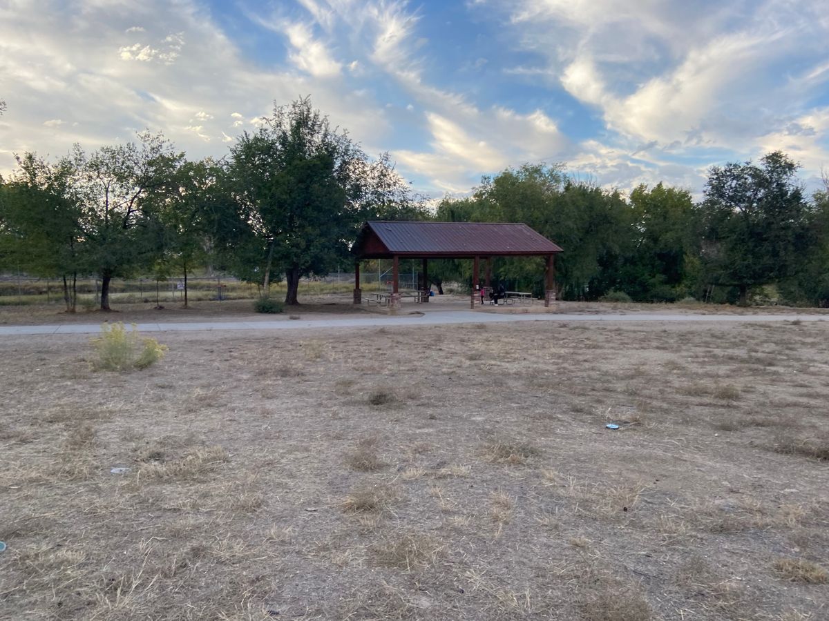 Looking at center of course from 9