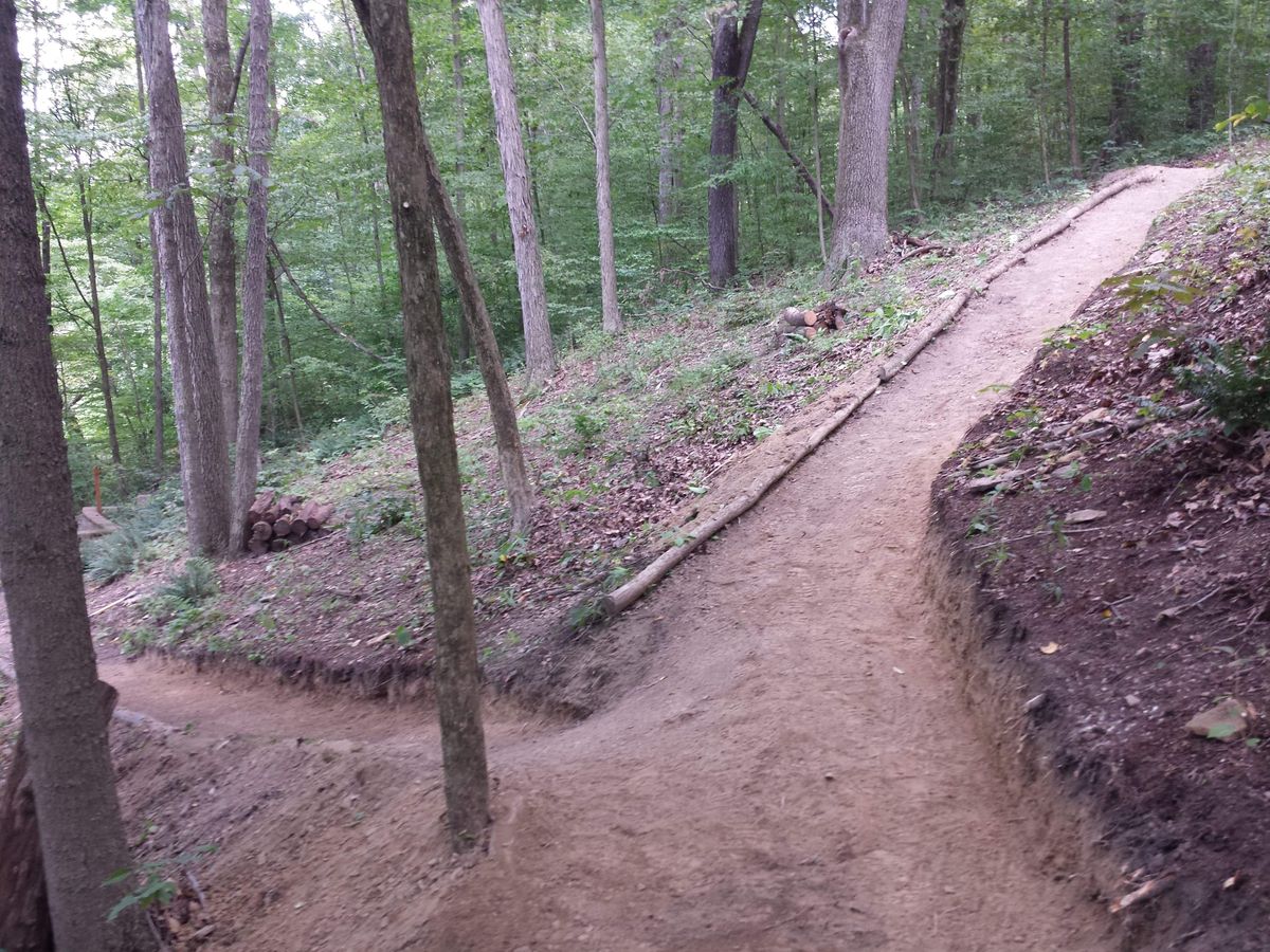 Switch back trail hole 2