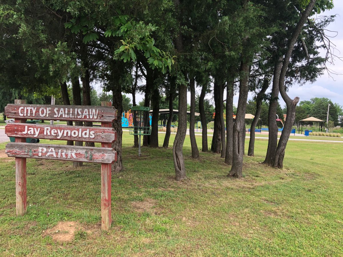 Park sign on #18