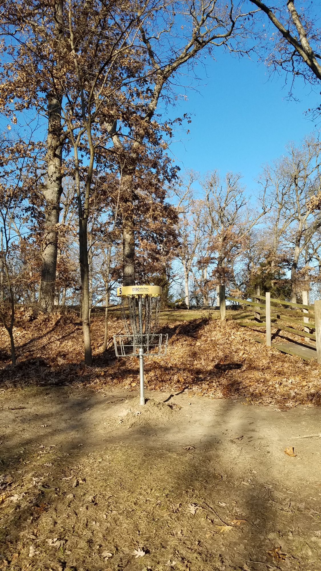 Basket on #5.