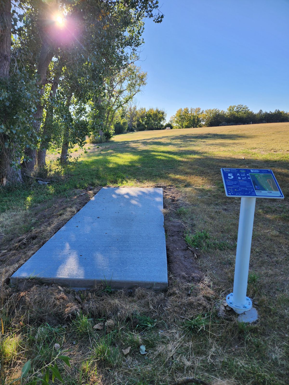 Hole 5 tee box