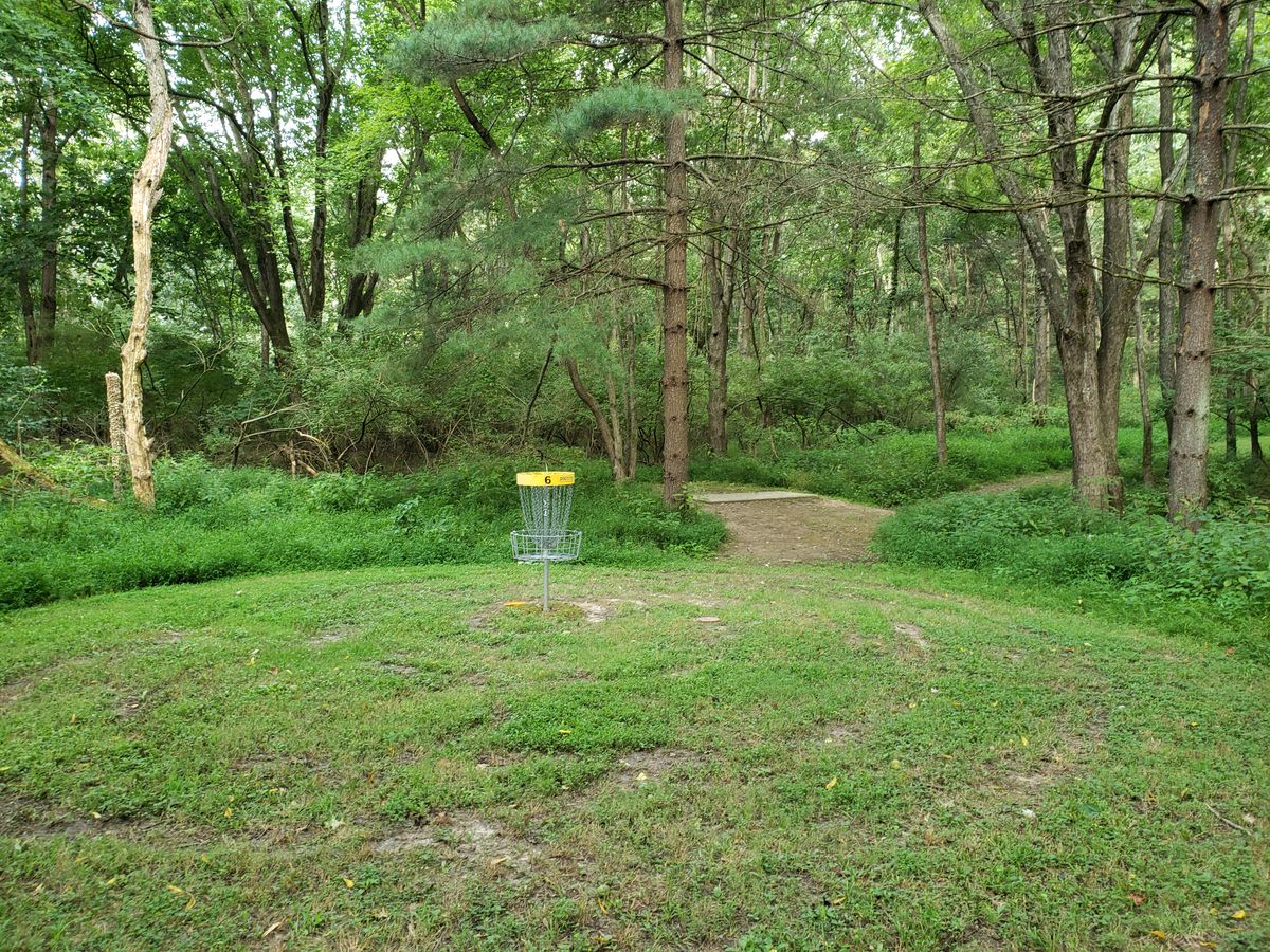 #6 Green,  and view of #7 Tee-Pad