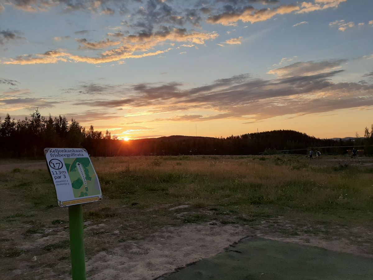 Keljonkangas DiscGolfPark tii 17