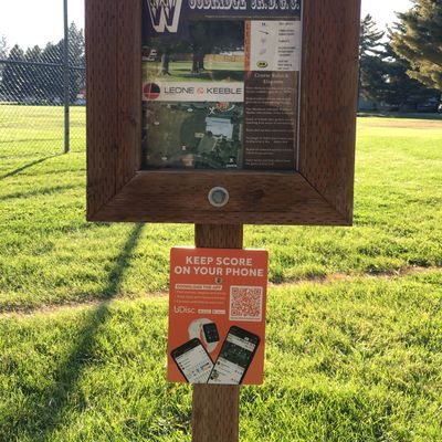 First tee sign