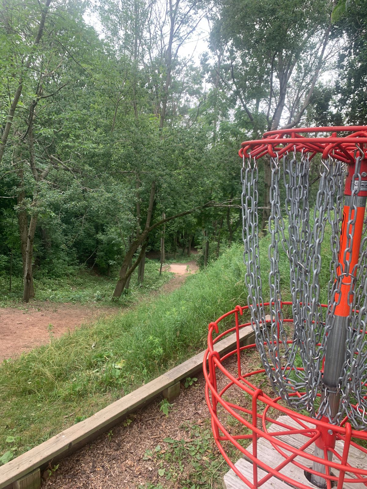 Up hill elevated basket