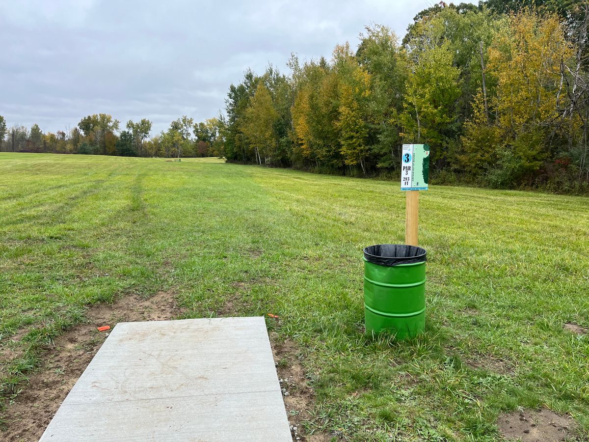 Hole 3 forehand